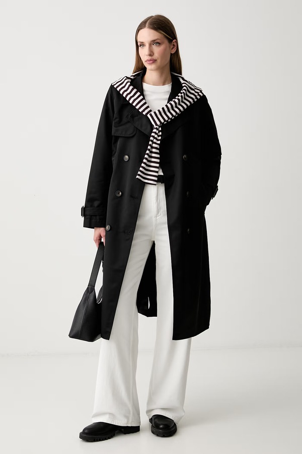 Тренч женский DKNY цвет черный