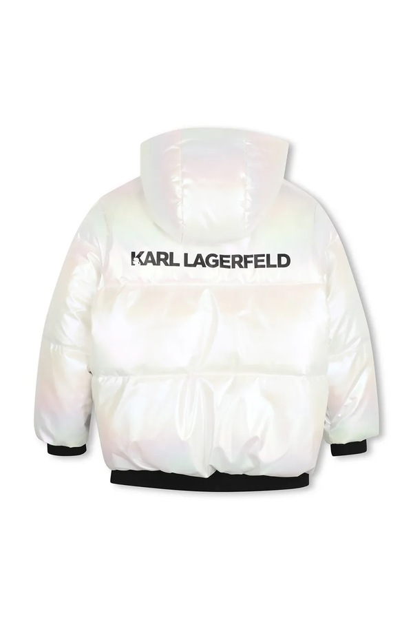 Стьобана куртка дитяча Karl Lagerfeld колір барвистий фото 3