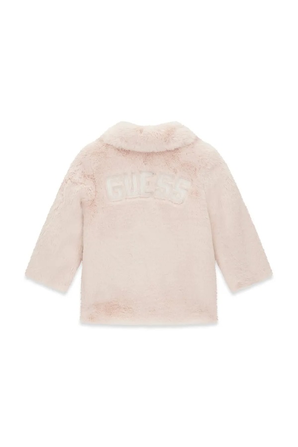 Куртка дитяча Guess колір рожевий фото 2