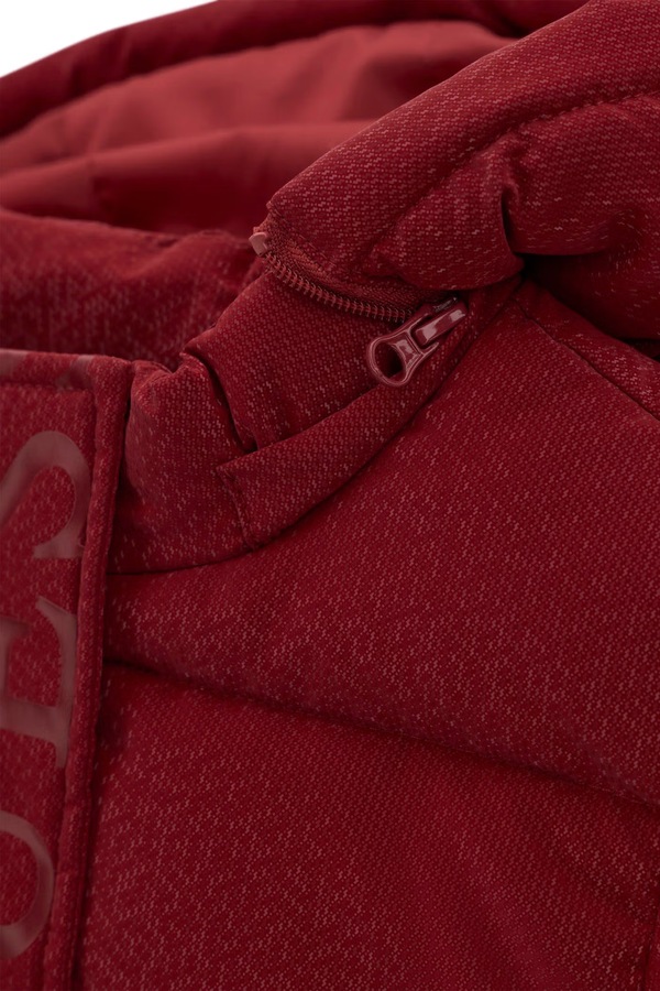 Зимова куртка дитяча Guess колір бордовий фото 3