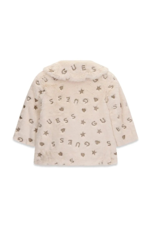 Куртка дитяча Guess колір бежевий фото 2