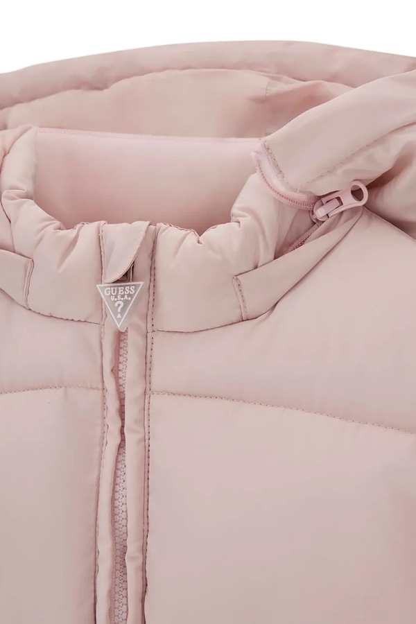 Стеганая куртка детская Guess цвет розовый фото 2