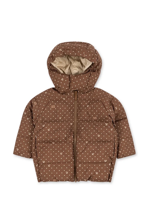 Стьобана куртка дитяча Konges Sløjd NUKA JACKET GRS колір коричневий