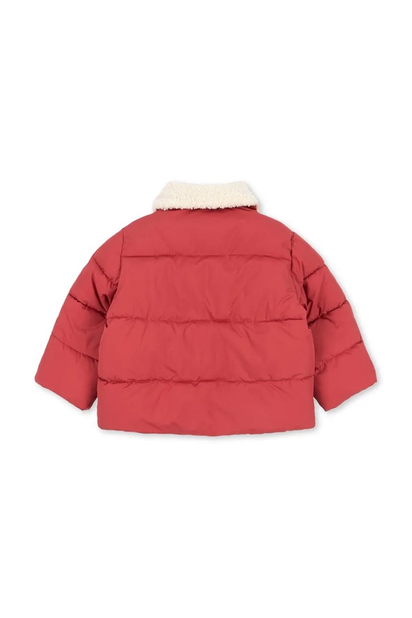 Стеганая куртка детская Konges Sløjd ALPI COLLAR JACKET GRS цвет розовый фото 2