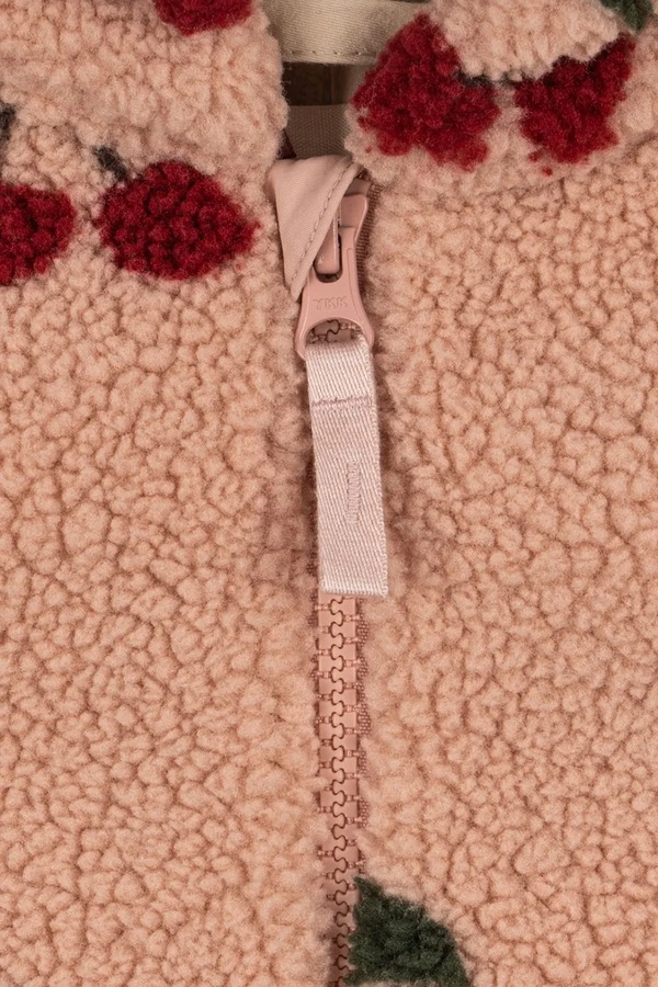Комбінезон дитячий флісовий Konges Sløjd JODY TEDDY ONESIE GRS колір рожевий фото 4