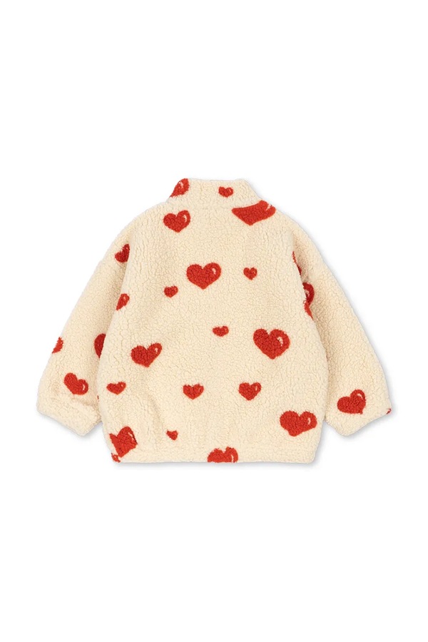 Куртка детская флисовая Konges Sløjd JODY TEDDY JACKET GRS цвет бежевый
