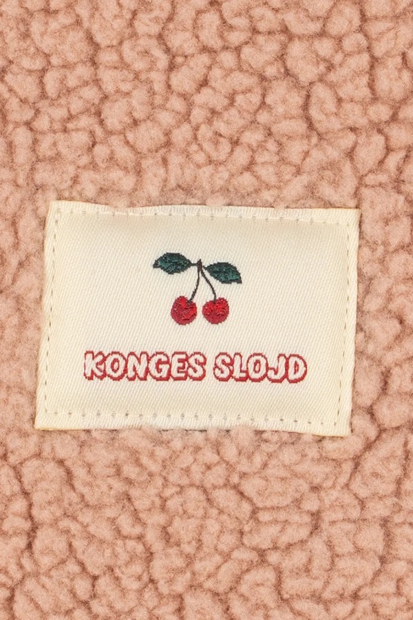 Куртка дитяча флісова Konges Sløjd JODY TEDDY JACKET GRS колір рожевий фото 4