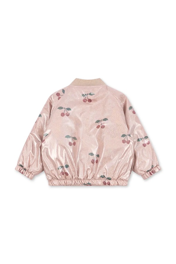 Демисезонная куртка детская Konges Sløjd JUNO SPARKLE BOMBER JACKET цвет розовый