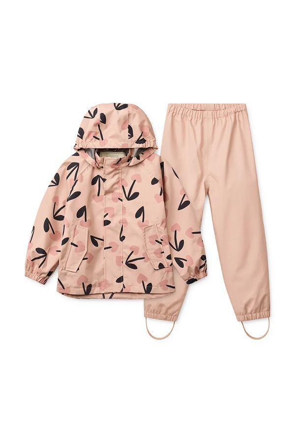 Для младенцев Liewood Pedia Rainwear Set цвет розовый