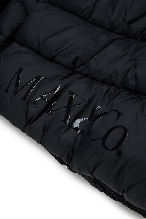 Стьобана куртка дитяча Max&Co. MAXJ61F JACKET колір чорний фото 4