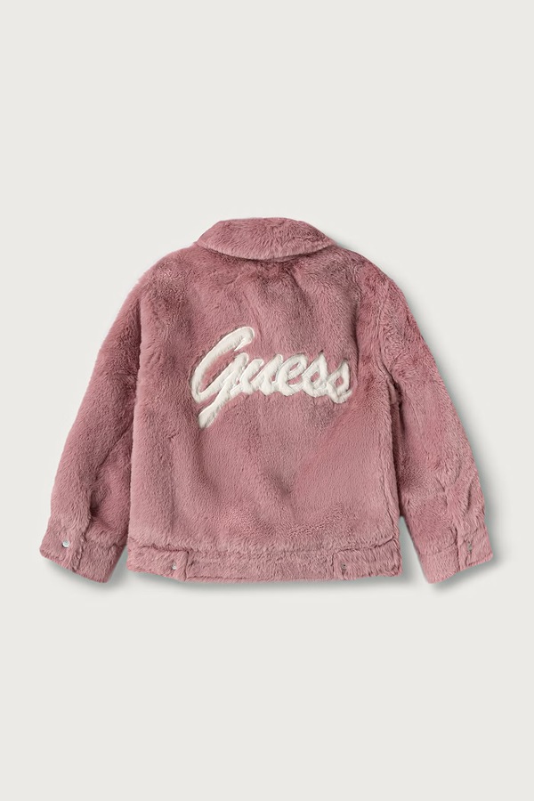 Демисезонная куртка детская Guess цвет розовый