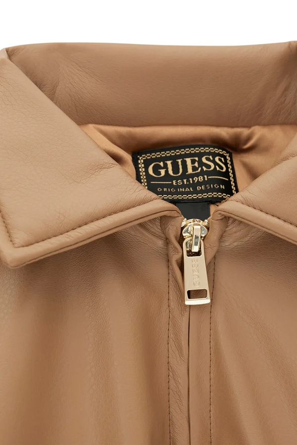 Куртка-бомбер дитяча Guess колір коричневий фото 3