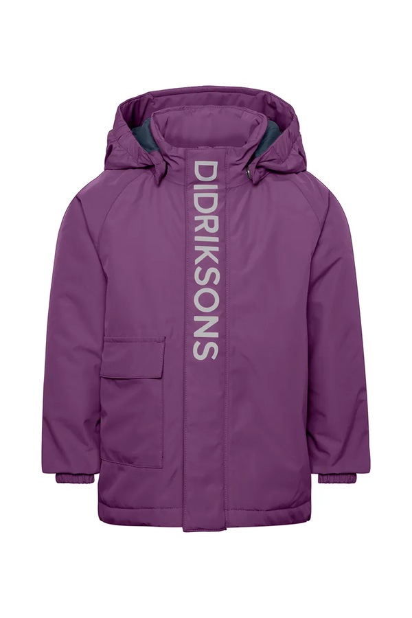 Протидощова куртка дитяча Didriksons TALVI KIDS JKT 2 колір фіолетовий фото 2