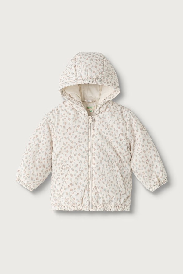 Куртка для немовлят United Colors of Benetton колір білий