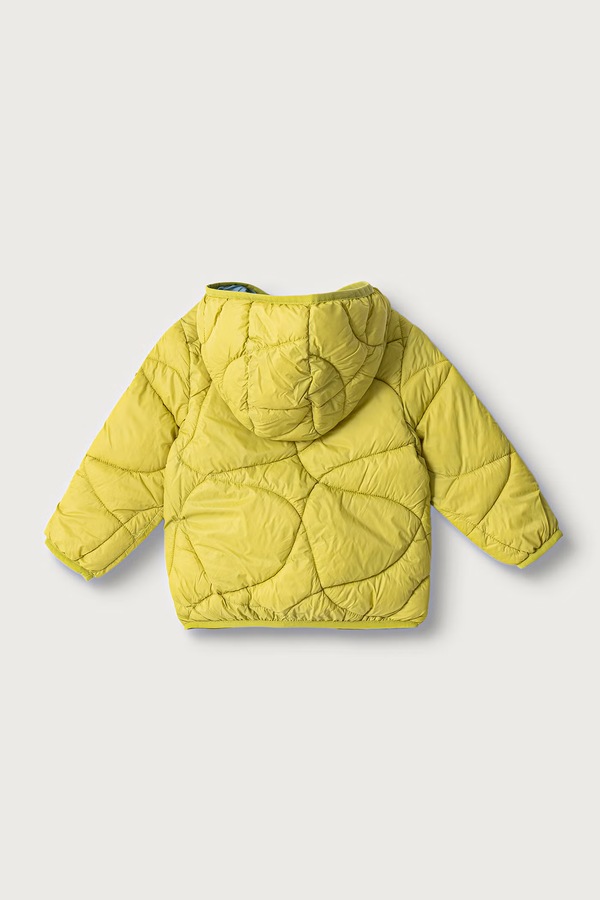 Коротка куртка дитяча United Colors of Benetton колір зелений