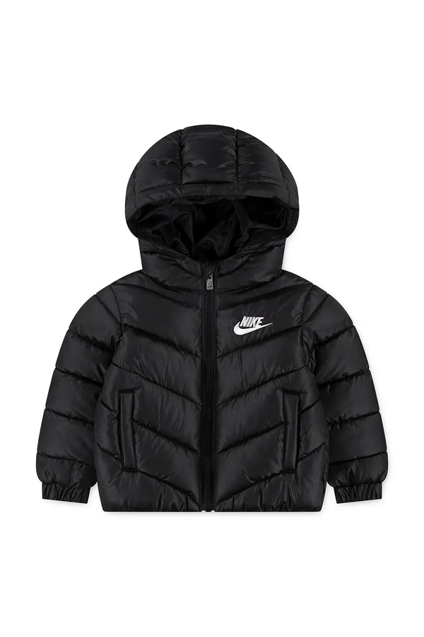 Стьобана куртка дитяча Nike колір чорний