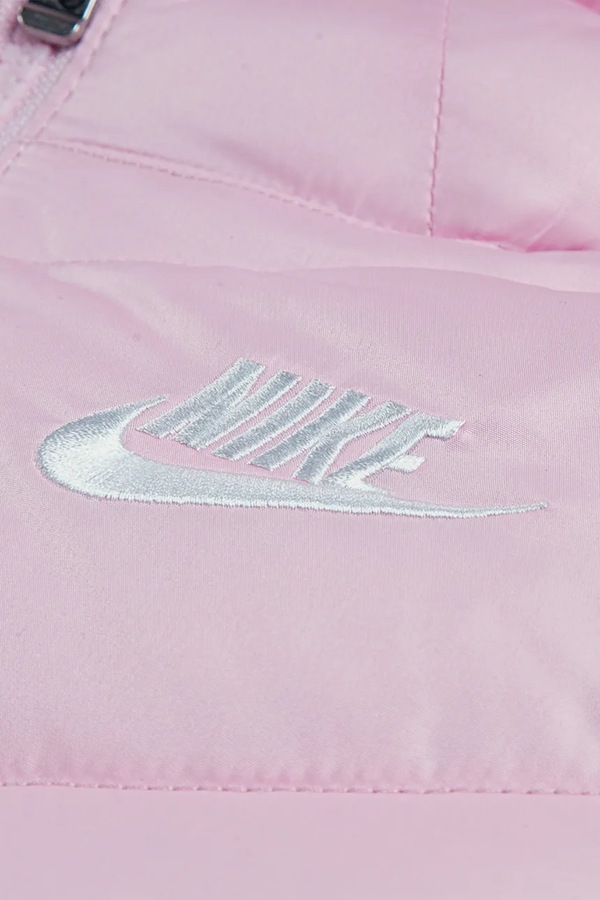Стеганая куртка детская Nike цвет розовый фото 2