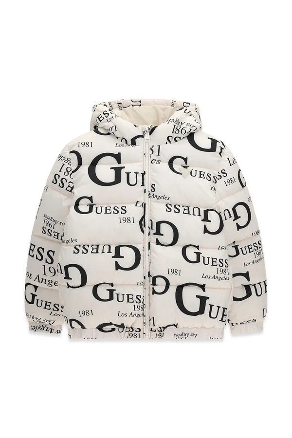Стеганая куртка детская Guess цвет белый