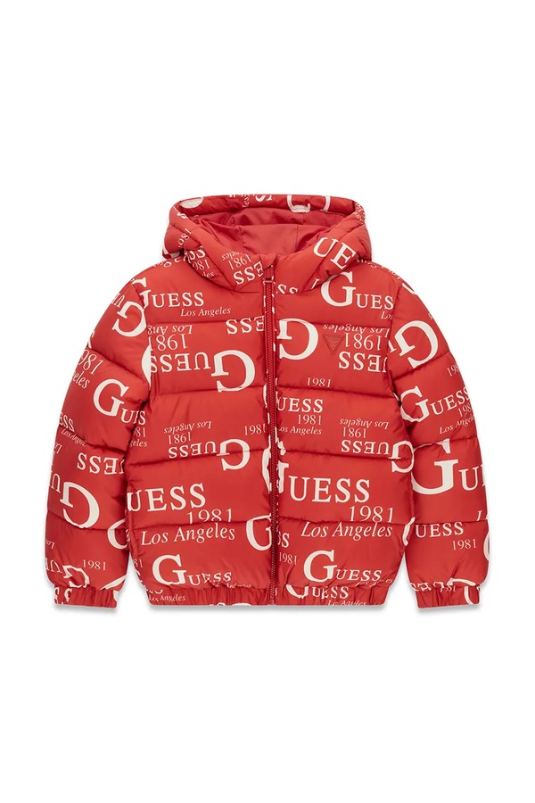 Стеганая куртка детская Guess цвет красный