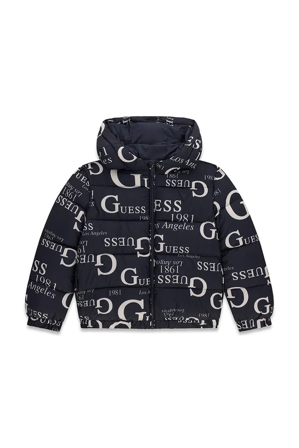 Стеганая куртка детская Guess цвет темно-синий