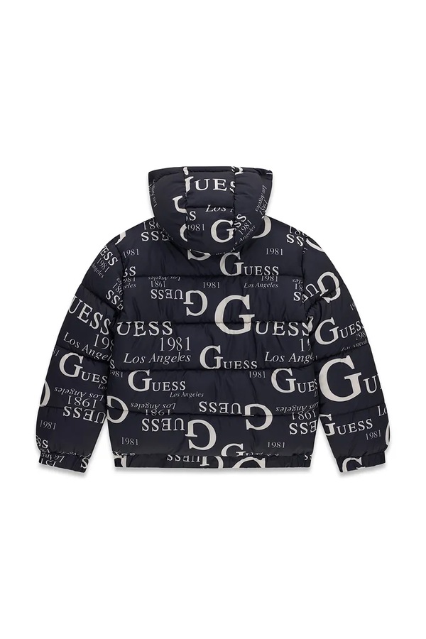 Стьобана куртка дитяча Guess колір темно-синій