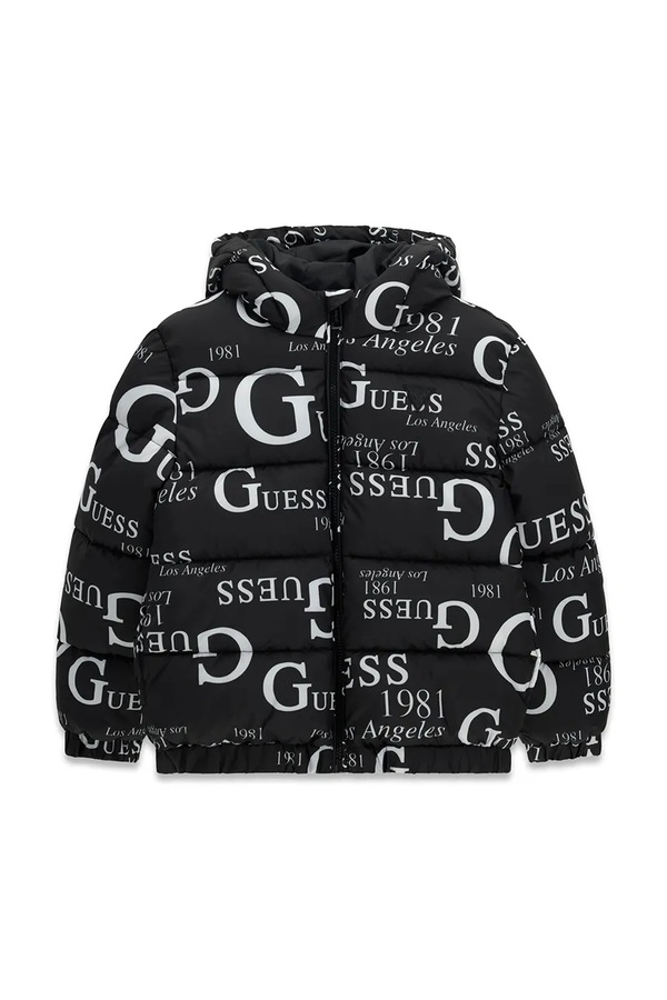 Стеганая куртка детская Guess цвет черный