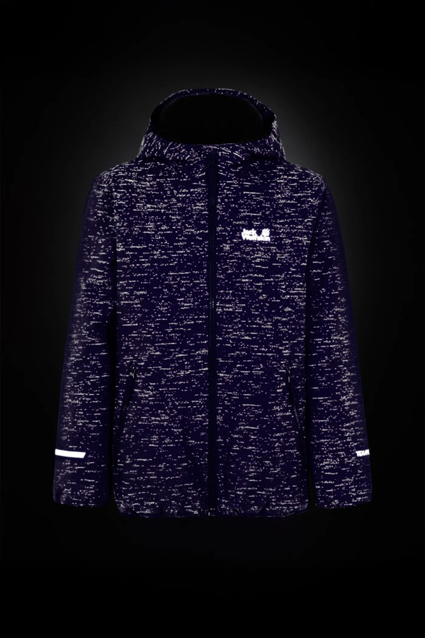 Куртка дитяча Jack Wolfskin GO GLOW колір блакитний фото 3
