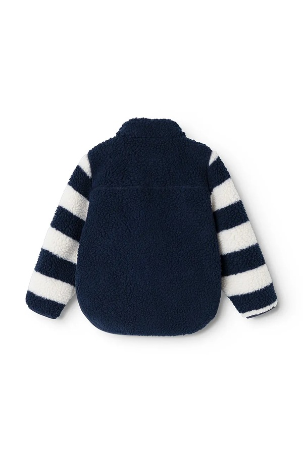Куртка детская флисовая Liewood Noam Pile Jacket цвет темно-синий