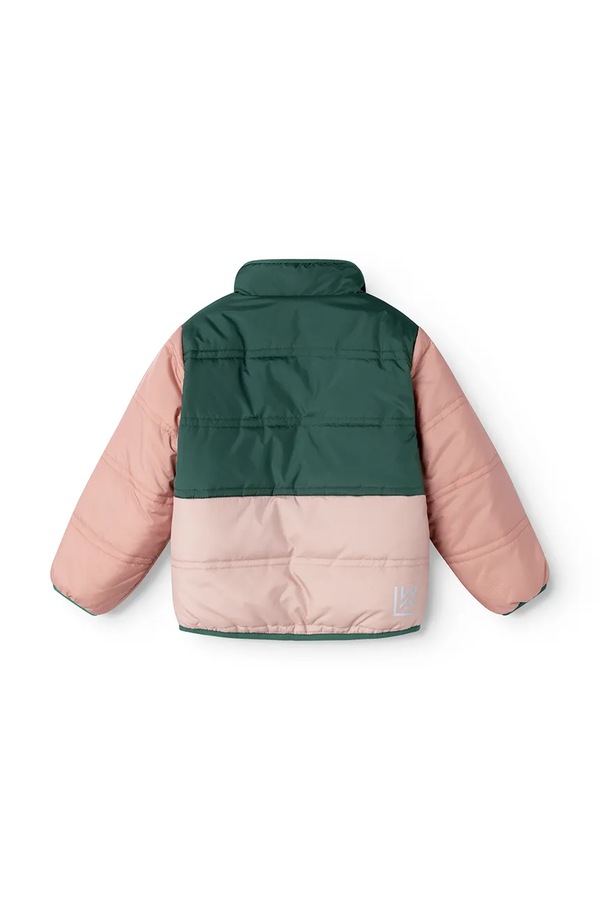 Двусторонняя детская куртка Liewood Franka Reversible Jacket цвет розовый фото 2