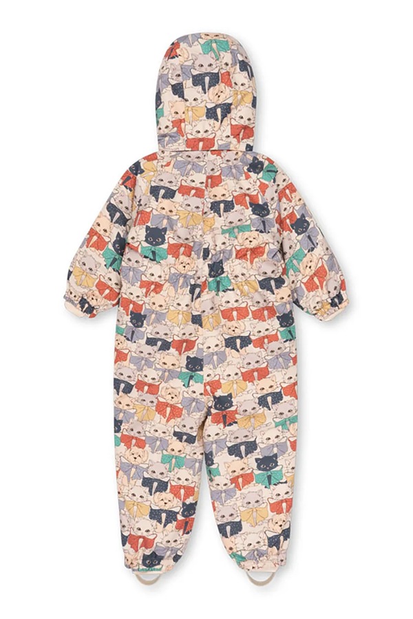 Детский комбинезон Konges Sløjd NOHR SNOWSUIT PRINT цвет бежевый фото 2