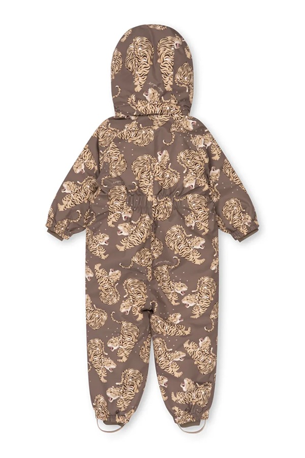 Дитячий комбінезон Konges Sløjd NOHR SNOWSUIT PRINT колір коричневий
