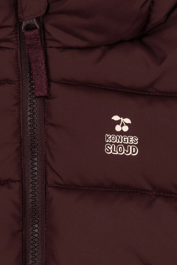 Стьобана куртка дитяча Konges Sløjd ALPI JACKET GRS колір фіолетовий фото 2