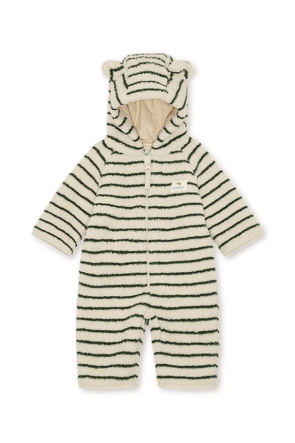 Комбінезон дитячий флісовий Konges Sløjd JODY TEDDY ONESIE GRS колір бежевий