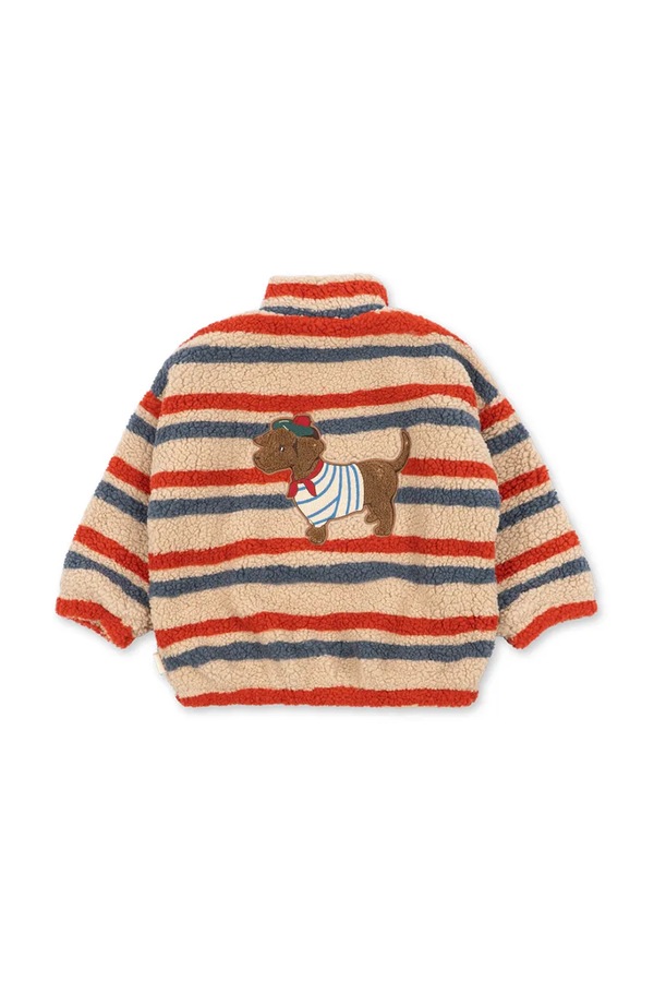 Куртка дитяча флісова Konges Sløjd JODY EMBROIDERY TEDDY JACKET GRS колір барвистий фото 2