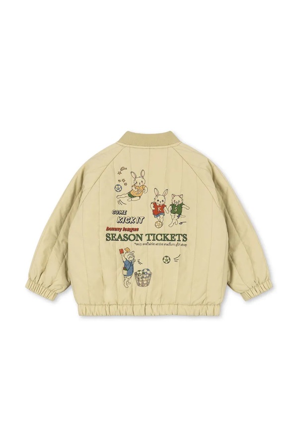 Куртка-бомбер детская Konges Sløjd JUNO BOMBER JACKET цвет желтый фото 2