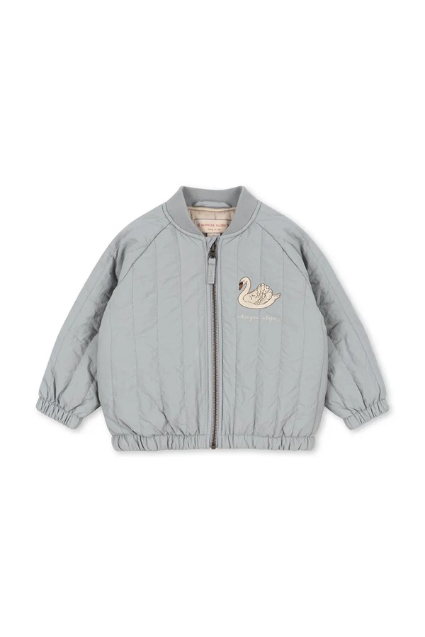 Куртка-бомбер дитяча Konges Sløjd JUNO BOMBER JACKET колір блакитний