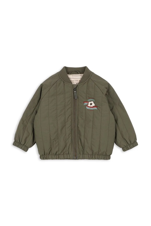 Куртка-бомбер дитяча Konges Sløjd JUNO BOMBER JACKET колір зелений фото 2