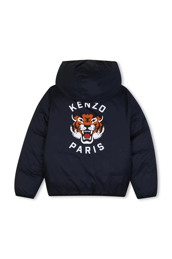 Двостороння дитяча куртка Kenzo Kids колір темно-синій