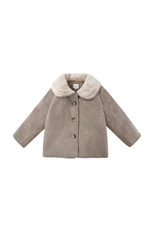 Куртка детская с шерстью Donsje Levian Jacket цвет коричневый