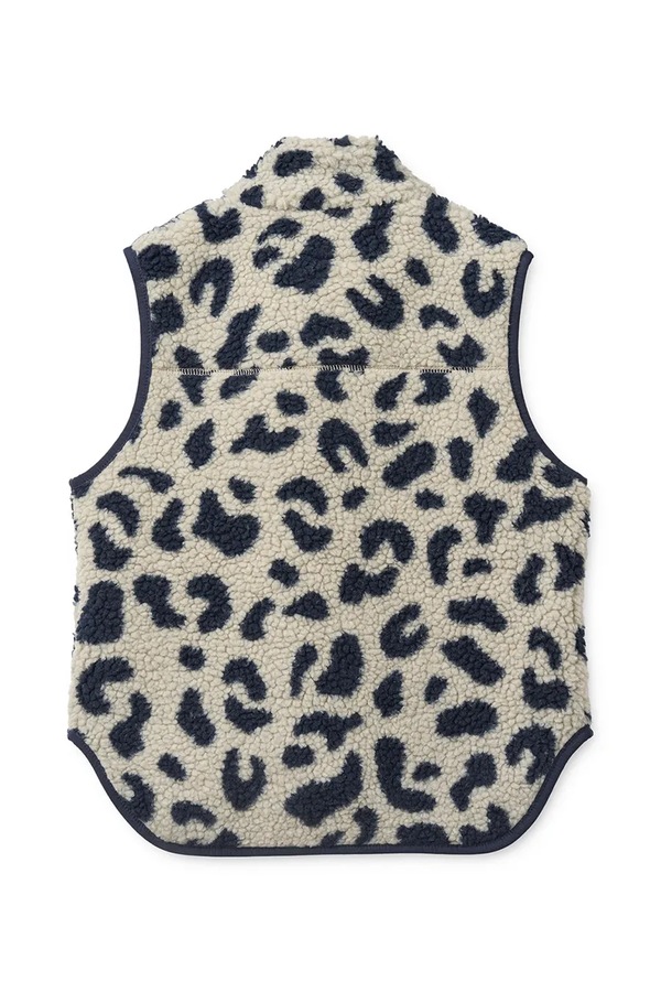 Безрукавка дитяча флісова Liewood Noam Pile Vest колір бежевий фото 2