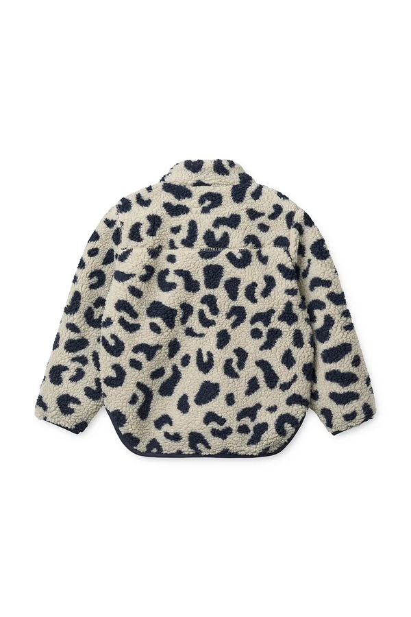 Кофта, яка розстібається дитяча флісова Liewood Noam Pile Jacket колір бежевий