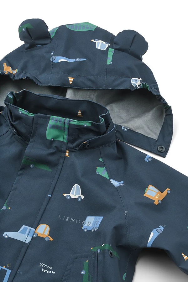 Дождевая куртка детская Liewood Manu Rainwear Set цвет темно-синий фото 2