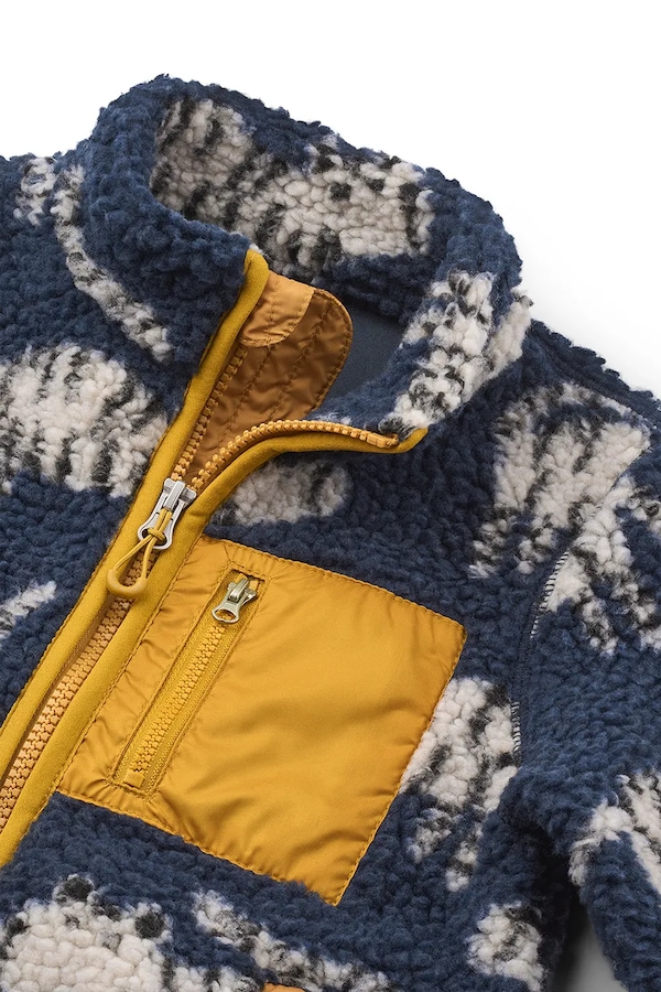 Куртка детская флисовая Liewood Nolan Pile Jacket цвет темно-синий фото 2