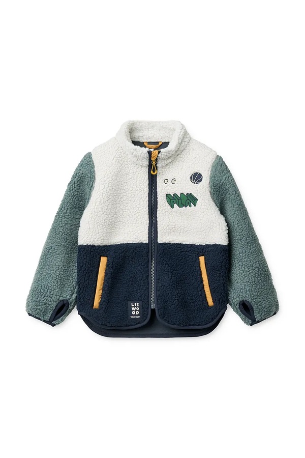Куртка дитяча флісова Liewood Nolan Pile Jacket колір барвистий