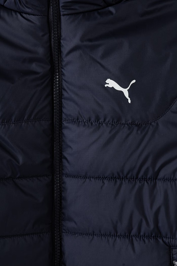 Стьобана куртка дитяча Puma ESS Hooded Padded Jacket колір темно-синій фото 2