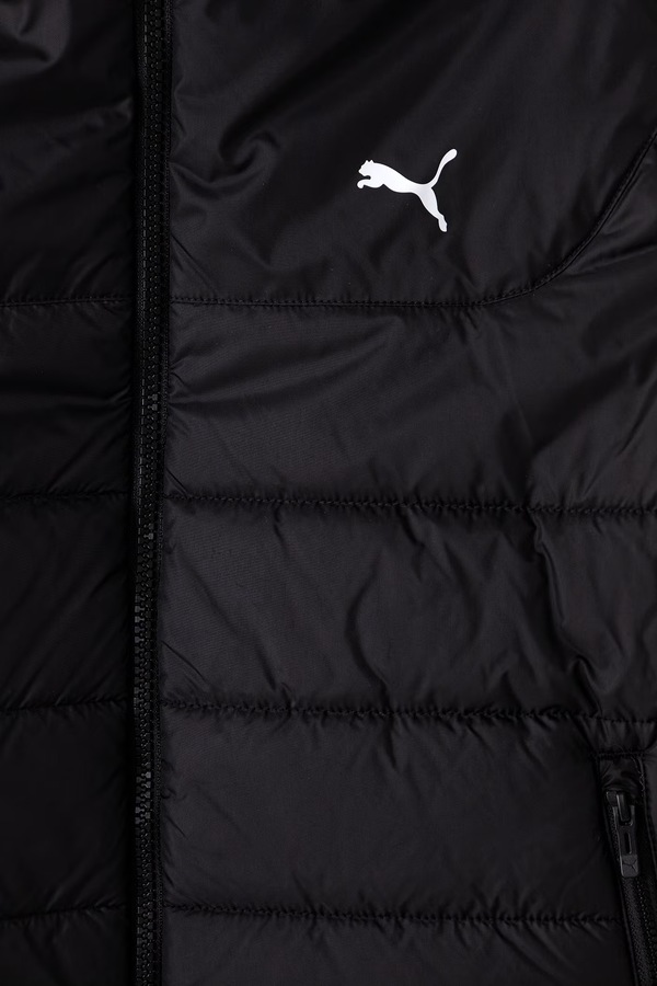 Стеганая куртка детская Puma ESS Hooded Padded Jacket цвет черный фото 2
