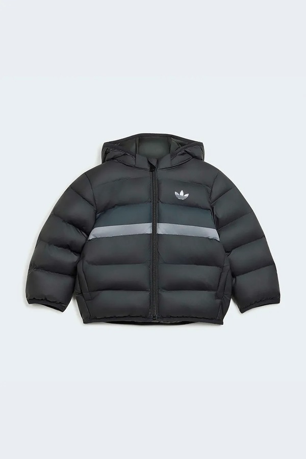 Стеганая куртка детская adidas Originals цвет черный