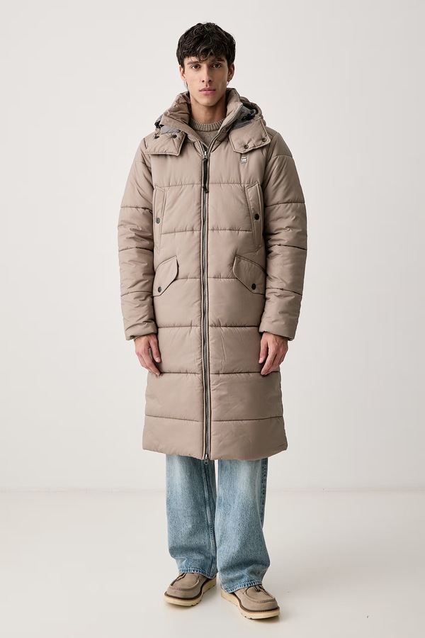 Довга куртка чоловіча G-Star Long Padded колір бежевий
