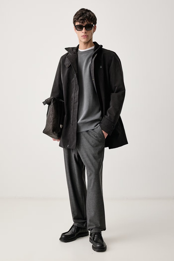 Куртка чоловіча G-Star Garber Trench unpadded колір чорний фото 2