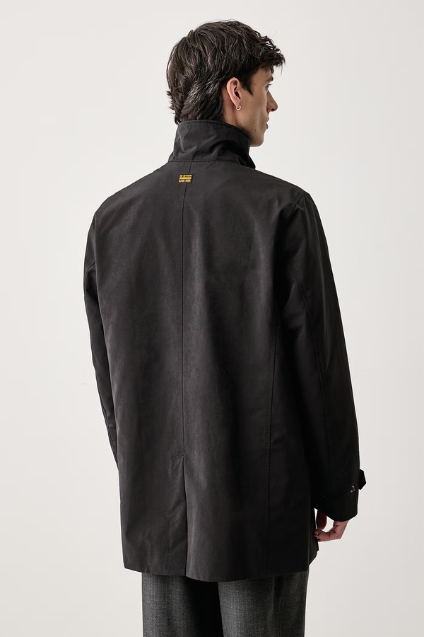 Куртка чоловіча G-Star Garber Trench unpadded колір чорний фото 3